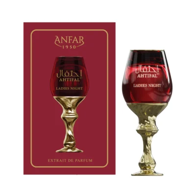 Anfar 1950 Ahtifal Ladies Night Extrait De Parfum kutu ve şişe