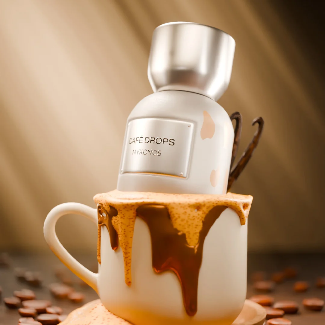 Mykonos Cafe Drops 50 ml kahveli ve vanilyalı parfüm